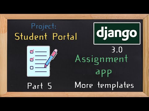 Django Student Portal - assignment app part 5  | 20 thumbnail