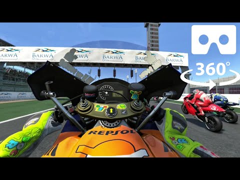 360° First-Person Motorbike CRASH! MotoGP 21 in VR