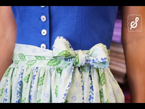 Salzdirndl.com - So näht man eine Dirndlschürze
