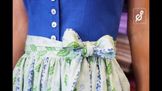 Salzdirndl.com - So näht man eine Dirndlschürze