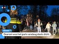 Park in Amsterdam afgesloten om drukte te voorkomen
