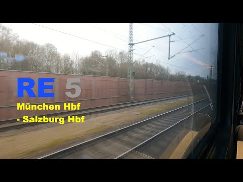 BRB RE 5 Mitfahrt München Hbf - Salzburg Hbf | Stadler Flirt 3