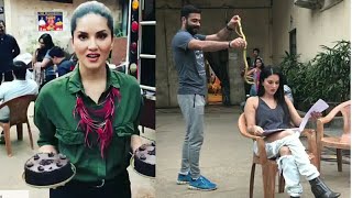 Sunny Leone movie Tera intezaar team snake pranks with sunny leone | tera intezaar | arbaz khan