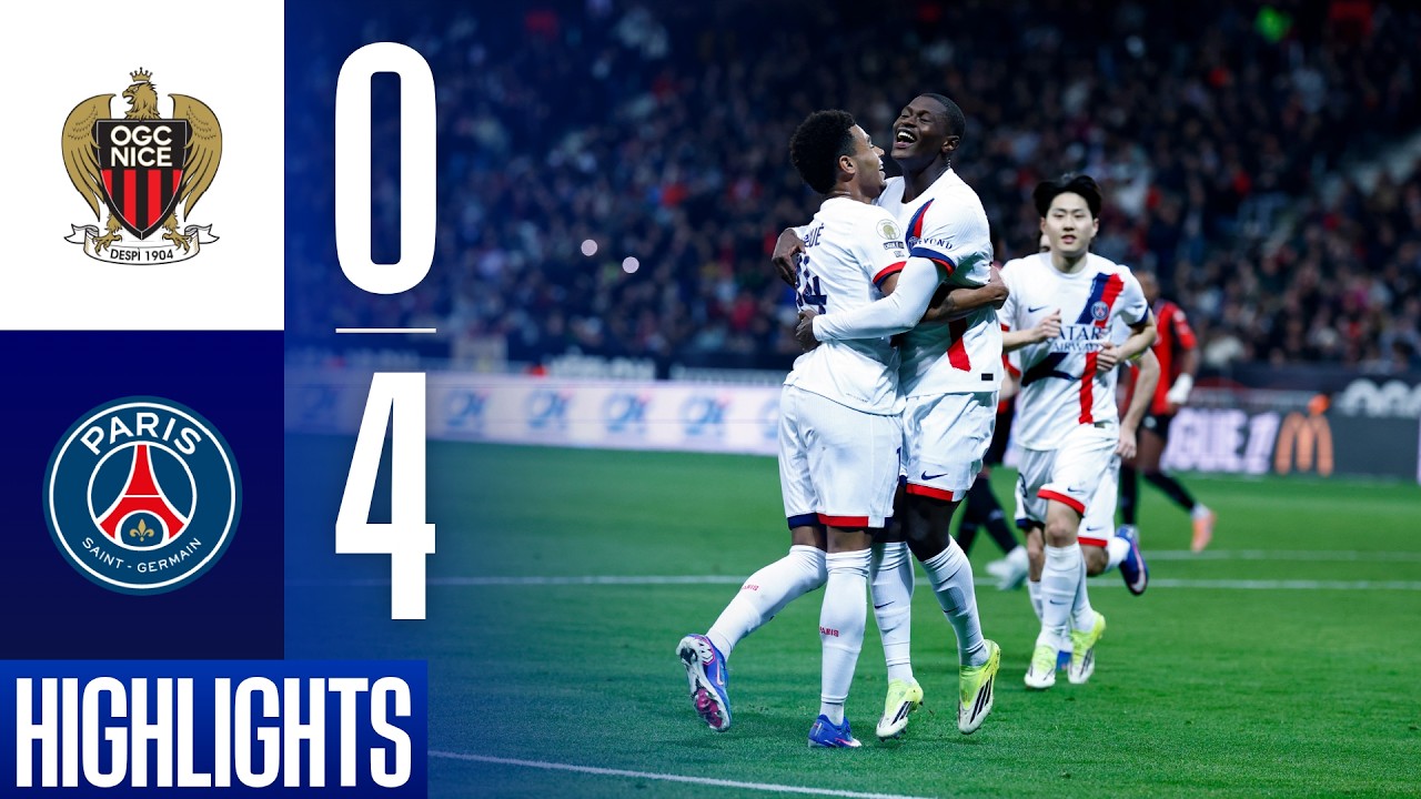 4 BUTS et 3 POINTS avant la trêve face à Nice ! 👏