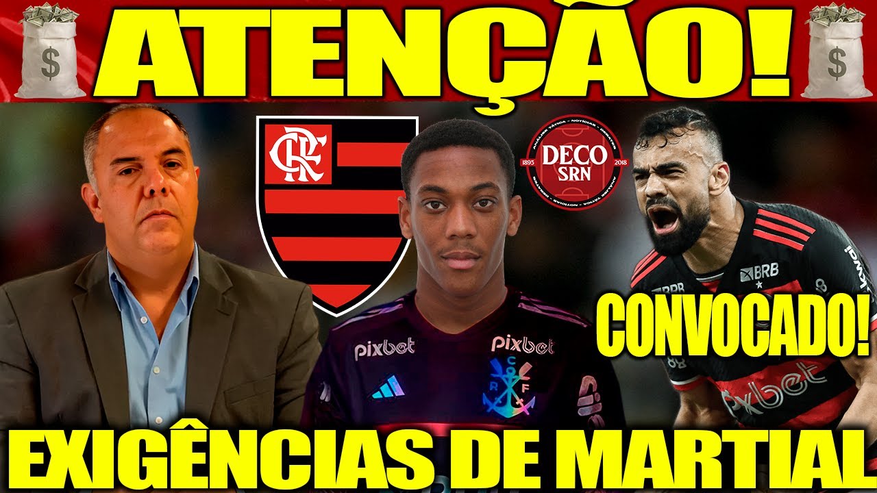 ATENÇÃO: FABRICIO BRUNO É CONVOCADO PARA SELEÇÃO! EXIGÊNCIAS DE ANTHONY MARTIAL PARA JOGAR NO FLA! +