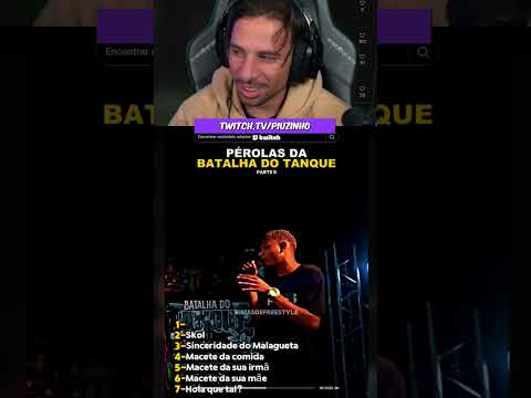 Piuzinho reagindo a tente não rir tiktok batalhas de rimas || shorts