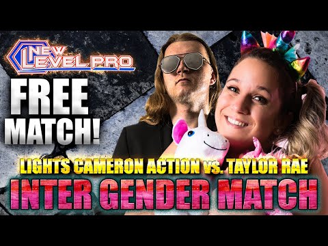 New Level Pro Wrestling - Taylor Rae vs. Lights Cameron Action - Inter Gender Match