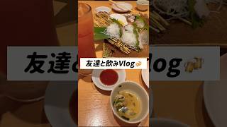 【Vlog】友達とサシ飲み🍻｜ #vlog #日常vlog