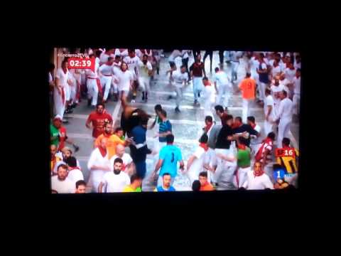 segundo encierro san fermines 2016