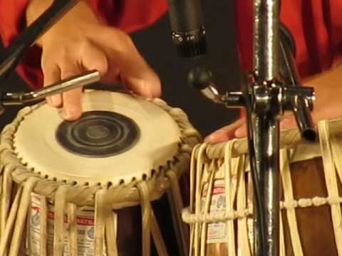 Ustad Zakir Hussain playing a rela