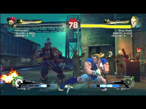 THEtrueDAZ [Akuma] vs Ninja Shakz [Abel] SSF4 Arcade Edition