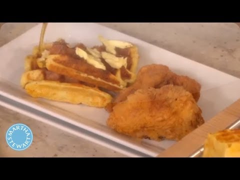 Polenta Waffles with Thomas Keller - Martha Stewart