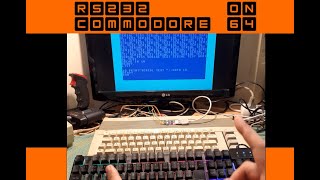 RS232 on Commodore 64 | Connect C64 with a PC | Easy way