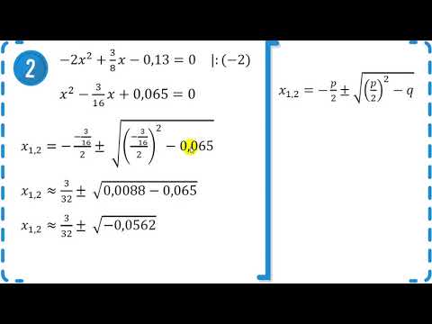 Schnittpunkte von Parabel und Gerade berechnen - Übung 5