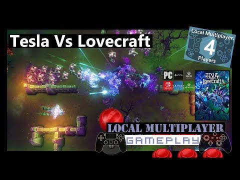 Tesla Vs Lovecraft 4 Player Co Op [4K] Local Multiplayer - YouTube