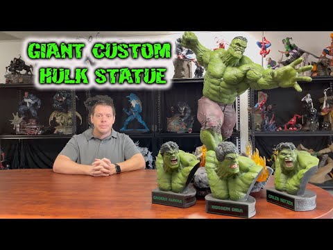 AMAZING GIANT custom HULK STATUE!