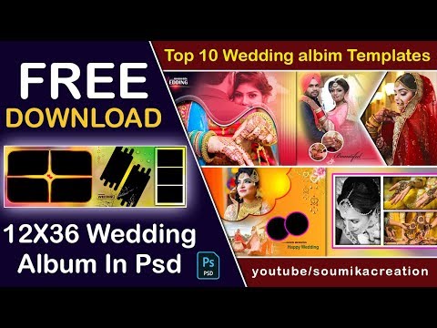 12X36 ALBUM DESIGN PSD FREE DOWNLOAD 2019|FREE TEMPLATES| BY SOUMIKA CREATION