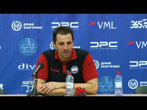 Konferencija za medije, Liga Šampiona 1. kolo | VK Novi Beograd - Radnički Kragujevac