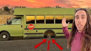 The wheels literally fell of my bus while driving in Mexico