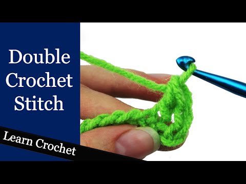 How to Double Crochet Stitch - Beginner Course: Lesson #9