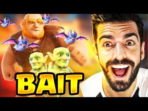 NOVO DECK DE GIGANTE BAIT NO CLASH ROYALE!