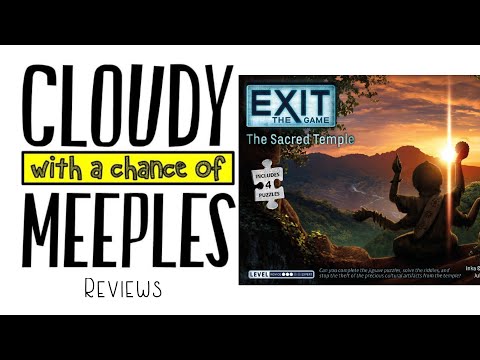 Exit The Game - The Sacred Temple Review - Cloudy with a Chance of Meeples