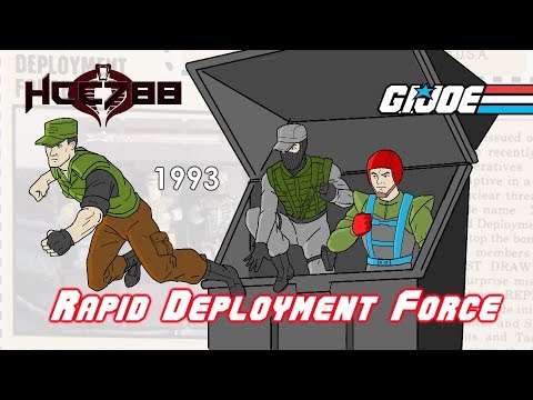 HCC788 - 1993 RAPID DEPLOYMENT FORCE! Vintage G.I. Joe mail-away figures!