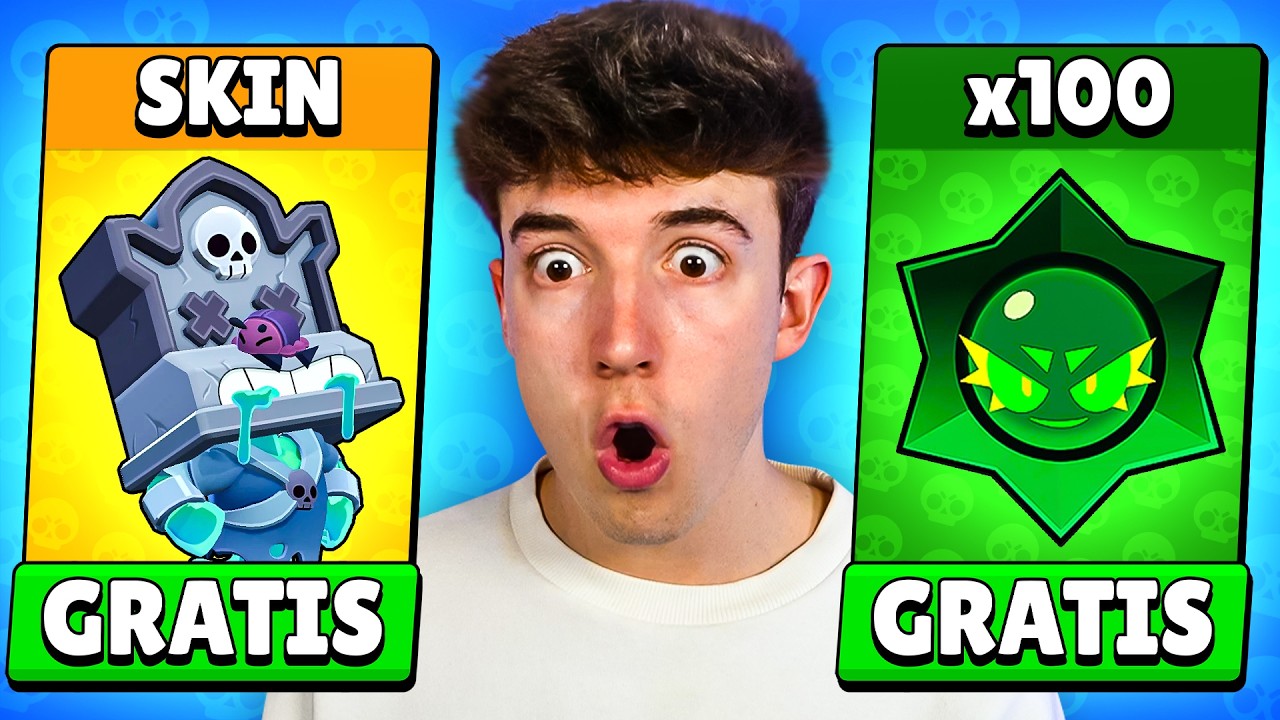 NUEVA SKIN *GRATIS* Y CONSIGUE 100 DROPS CAOTICOS en BRAWL STARS