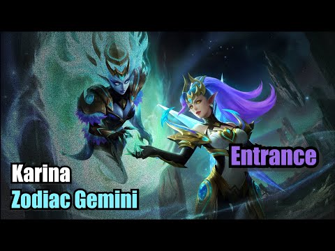 Karina Gemini Halo Revamped Skin Entrance (Upscale 4K) Mobile Legends