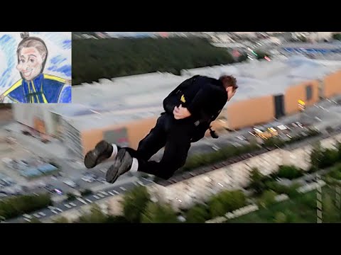Urban BASE jumping in Russia