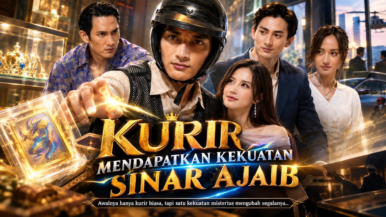 Kurir Mendapatkan Kekuatan Sinar Ajaib #drama#Reelshort