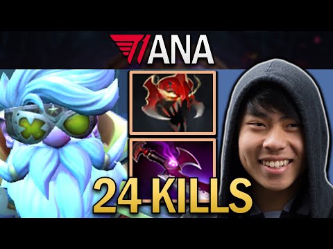 Sniper Dota 2 Gameplay T1.Ana with 24 Kills and Silveredge