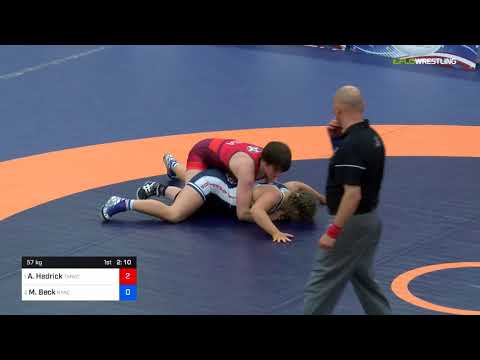 2018 FS WTT Challenge/Senior Women 57 1 Of 3 - Alex Hedrick (TMWC) Vs. Michela Beck (NYAC).mp4