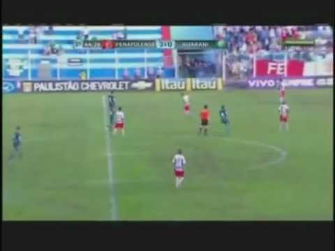 Penapolense 3x0 Guarani - 17 rodada Paulista 2013