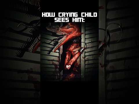 This is how the Crying Child sees Nightmare Foxy.... #shorts #fnaf #fivenightsatfreddys #fnafmovie