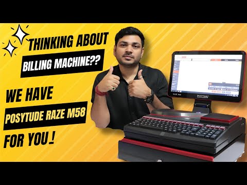 Posytude Raze-15 Latest Pos System , Restaurant Billing , Touch Screen Billing Machine