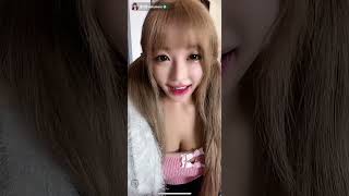 巨乳インフルエンサー谷間チラ見せライブ　Korean