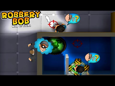 Robbery Bob : Extras Use Agent Costume - Push Of Agent Perfect Part 129
