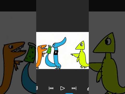 Cyan strong look cute (rainbow friends) Chapter 2