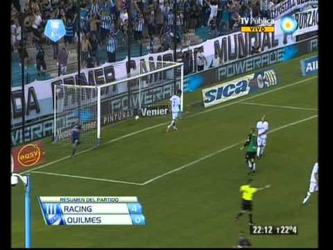 Gols de Racing 4 x 0 Quilmes - Apertura 2012