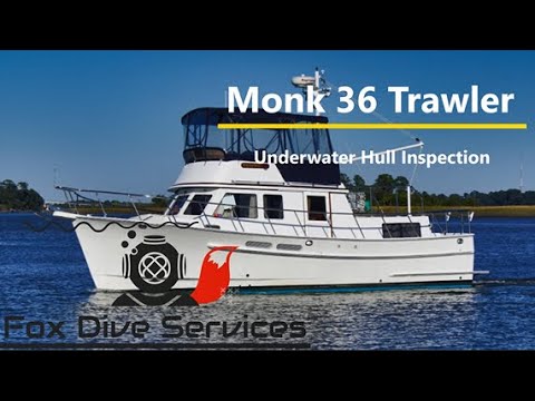 Monk 36 Trawler Underwater Hull Inspection
