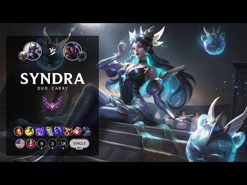 Syndra Bot vs Draven - NA Master Patch 12.16
