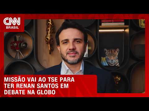 Renan Santos aciona TSE para participar de debate na Globo | HORA H