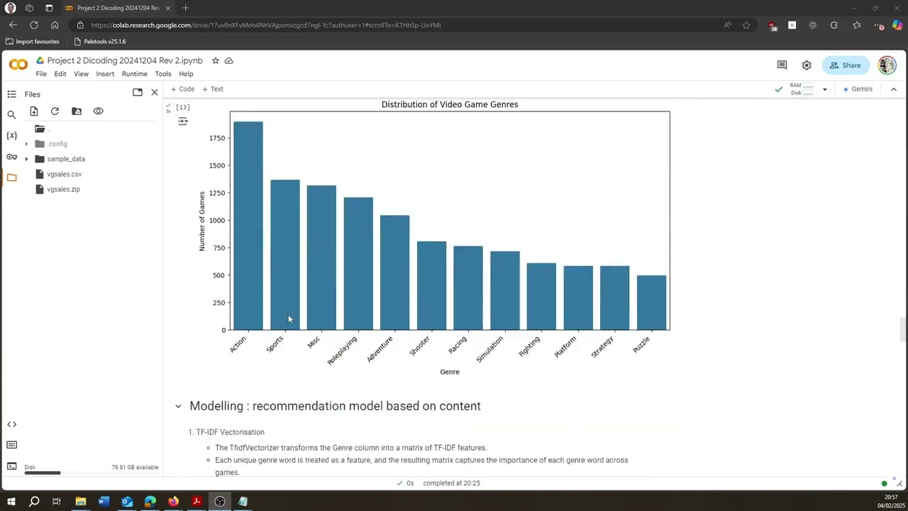 GAME RECOMMENDATION SYSTEM BASED ON GENRE | 12. Project Kedua Dicoding Machine Learning Terapan