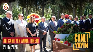 🔴 CANLI YAYIN | Kulübümüzün kurucusu ve 1 numaralı üyesi Ali Sami Yen'i anma töreni