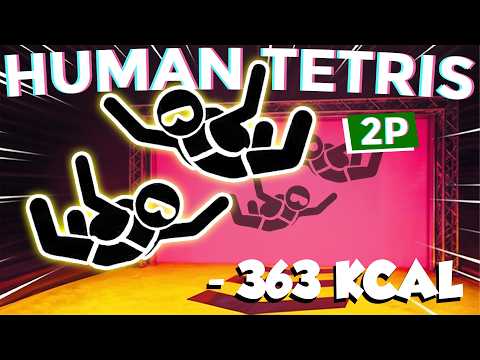 HUMAN TETRIS | CO-OP | -363 Kcal | Viral Interactive Game | Immersive Interactive Warm Up