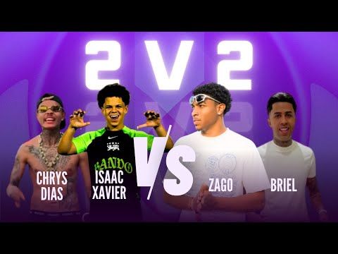 2 v 2 FUTEBOL - Zago e Briel x Isaac Xavier e Chrys Dias