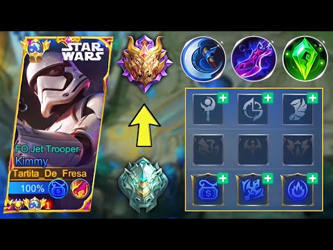 KIMMY PERFECT BUILD & EMBLEM TO REACH MYTHICAL RANK! KIMMY EMBLEM SET AND BUILD 2023! | MLBB
