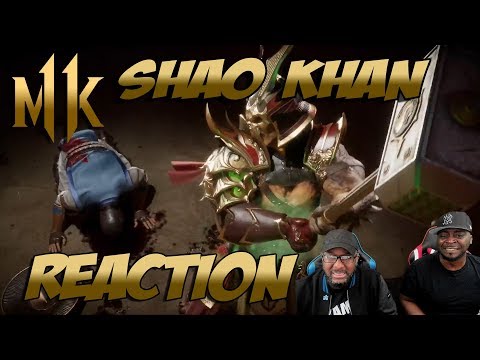 MK 11 Shao Kahn Reveal Trailer Reaction!!!