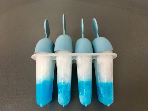 FROZEN JELLO TIP POPSICLES - Ice Lolly Block Pop -  Elsa Anna Tutorial